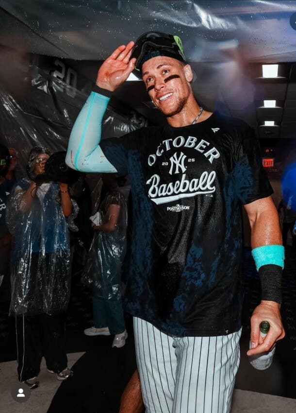 Aaron Judge tras sellar pase a los playoffs con Yankees: «Nuestro objetivo final es ganar nuestra división»