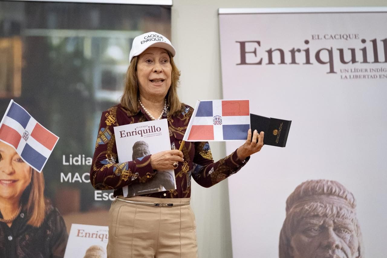 Lidia Macarrulla recuerda legado Cacique Enriquillo y presenta libro