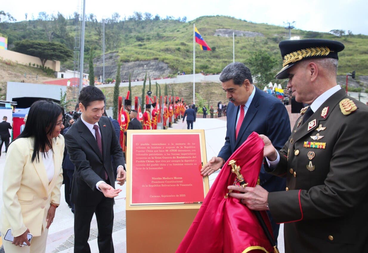 Nicolás Maduro afirma que China es la “primera potencia militar del mundo” en el aniversario del fin de la guerra en el Pacífico