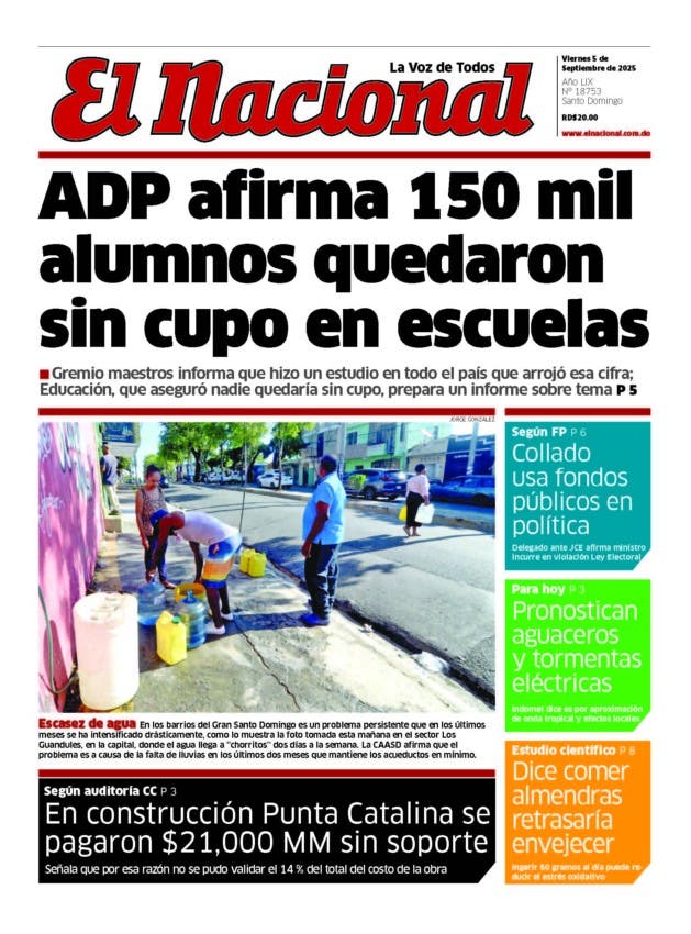 Impreso viernes 05 de septiembre 2025