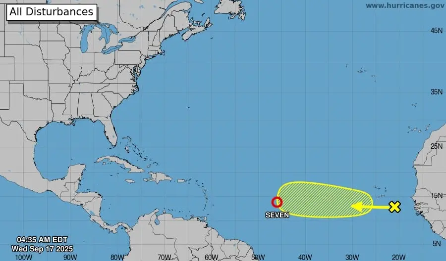Indomet alerta sobre Depresión Tropical No. 7: ¿podría convertirse en tormenta hoy?