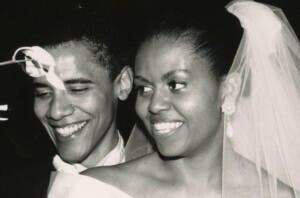 Michelle Obama también dedicó un mensaje a su esposo: “Te amo más que el día que dijimos ‘sí’”
