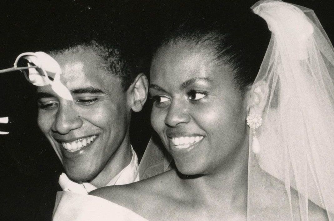 Michelle Obama también dedicó un mensaje a su esposo: “Te amo más que el día que dijimos ‘sí’”