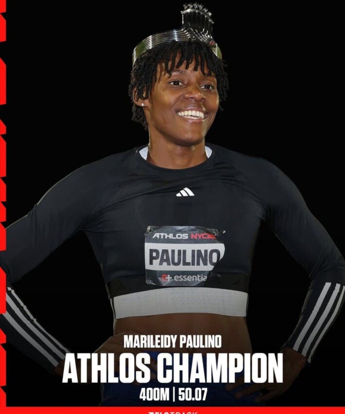 Marileidy Paulino permanece en el puesto número uno del ranking mundial en los 400 metros lisos