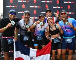 Triatletas dominicanos brillan en Ironman 70.3