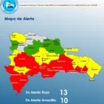 COE alerta comunidades de San Juan por crecida de la presa Valdesia