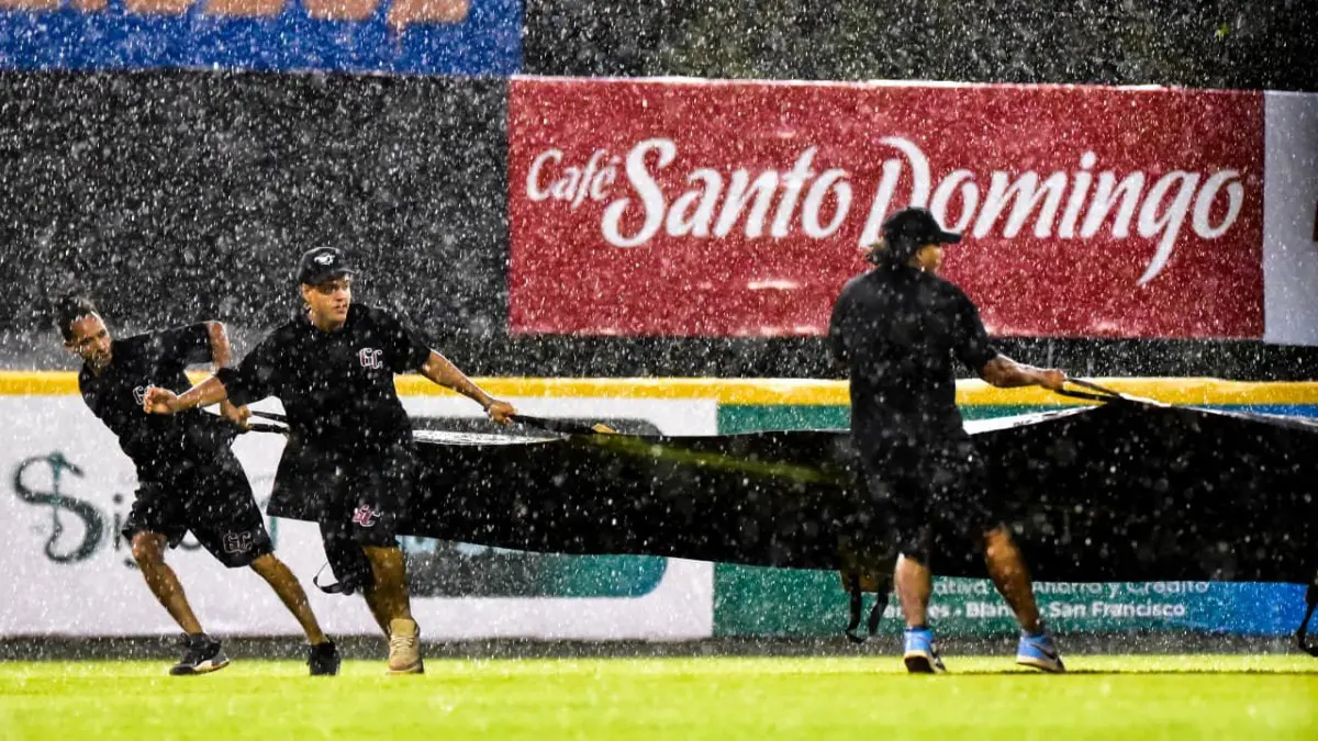 Lidom suspende partidos de la jornada de este martes, debido a la lluvia