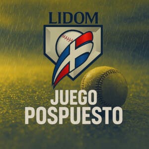 Lluvias obligan a posponer partido entre Tigres del Licey y Toros del Este