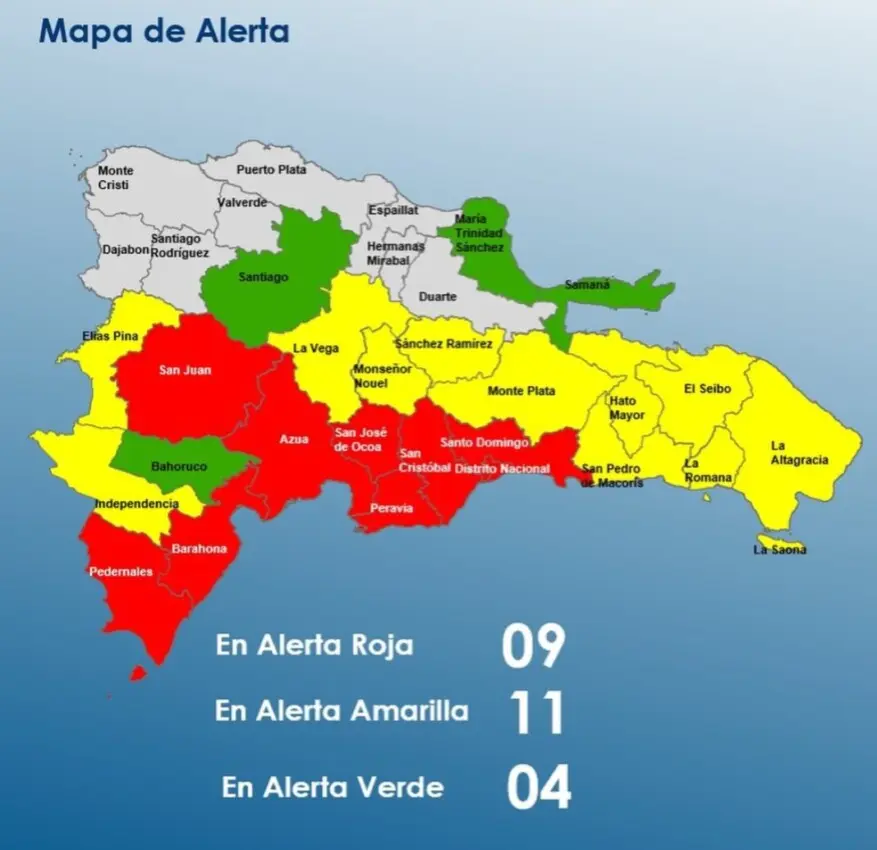Provincias en Alerta: Melissa amenaza con convertirse en huracán y trae fuertes lluvias