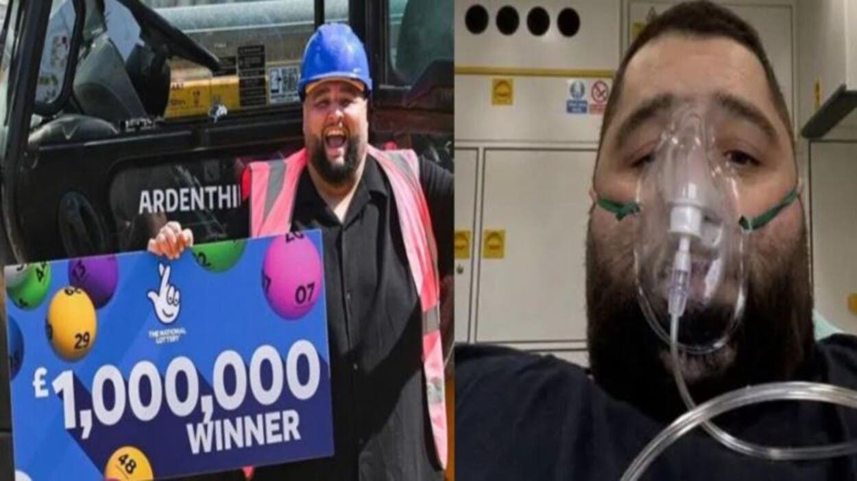 Conductor gana un millón en la lotería y termina hospitalizado tras meses de fiesta
