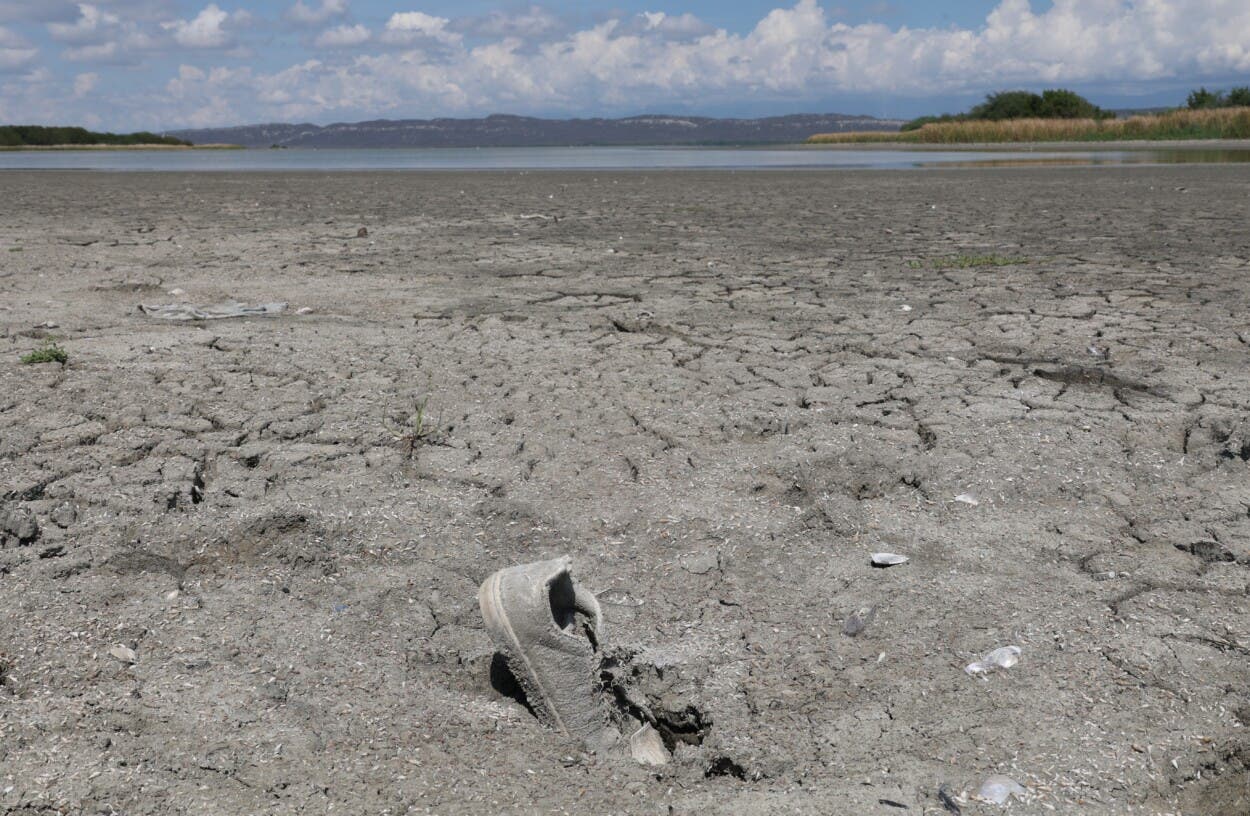 La Laguna Rincón: de un gran embalse a desierto con poca vida, según pescadores de Cabral