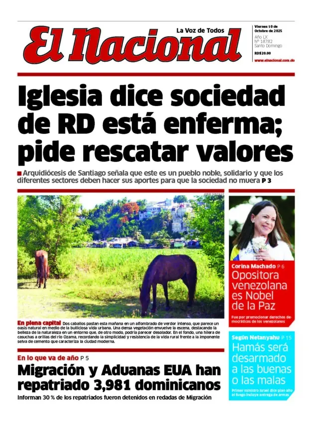 Impreso viernes 10 de octubre 2025