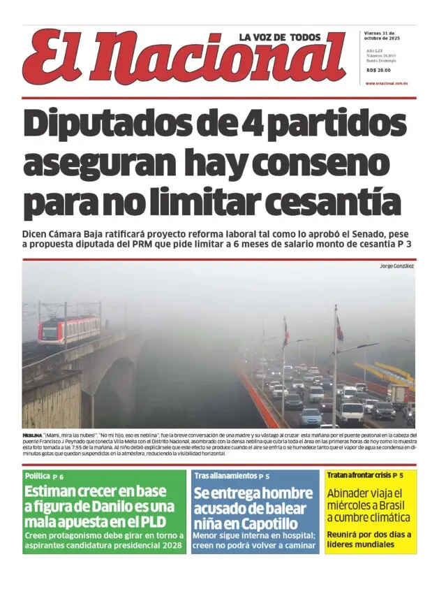 Impreso viernes 31 de octubre 2025