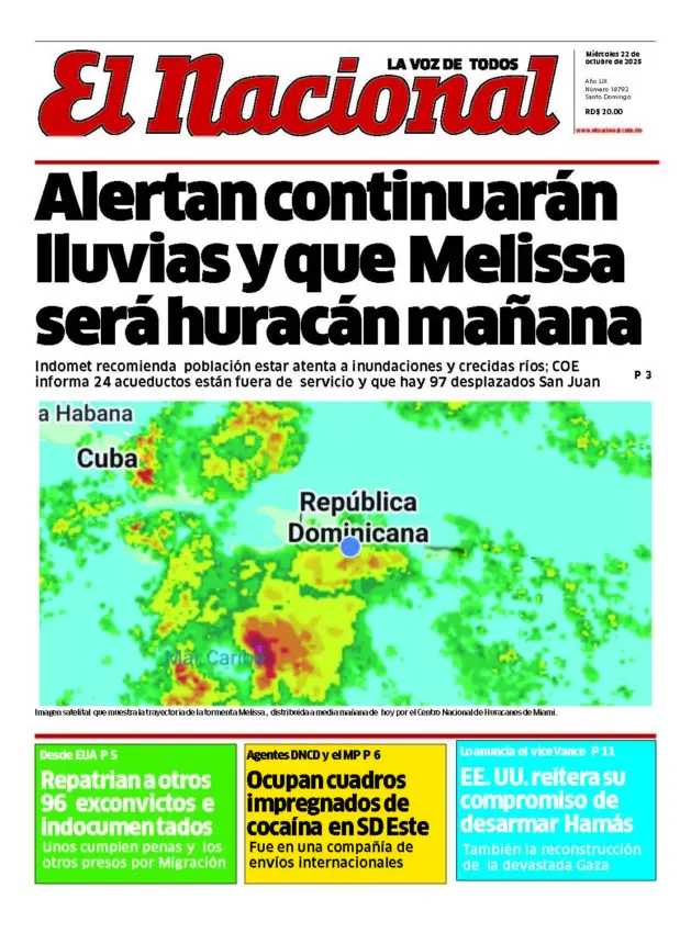 Impreso miércoles 22 de octubre 2025