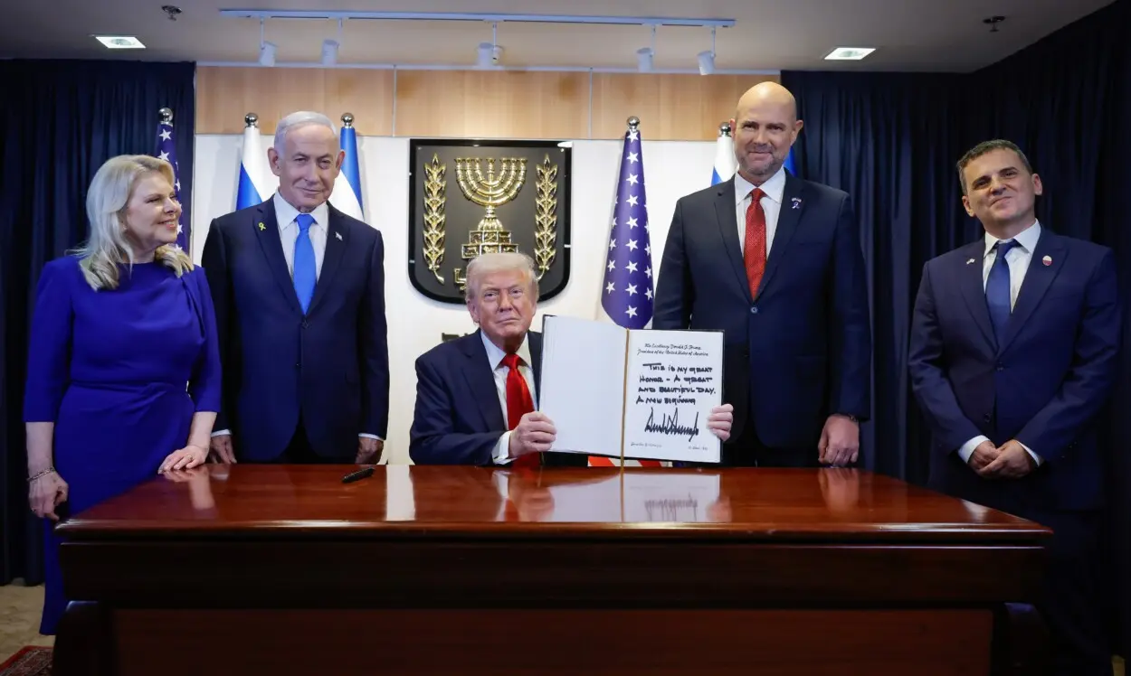 Trump anuncia un nuevo amanecer de paz en Oriente Medio