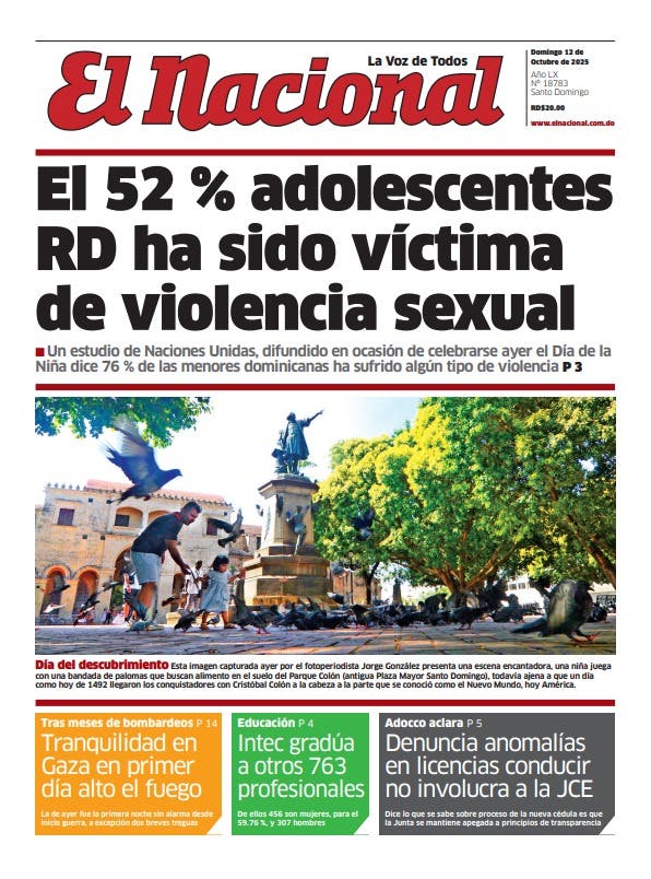 Impreso domingo 12 octubre 2025