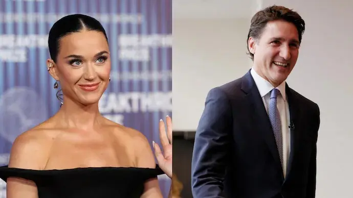 El beso de Katy Perry y Justin Trudeau que confirma su romance