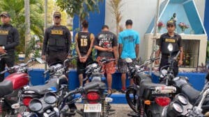 Capturan banda de asaltantes que comercializaba motos robadas a cambio de dinero y drogas en San Juan