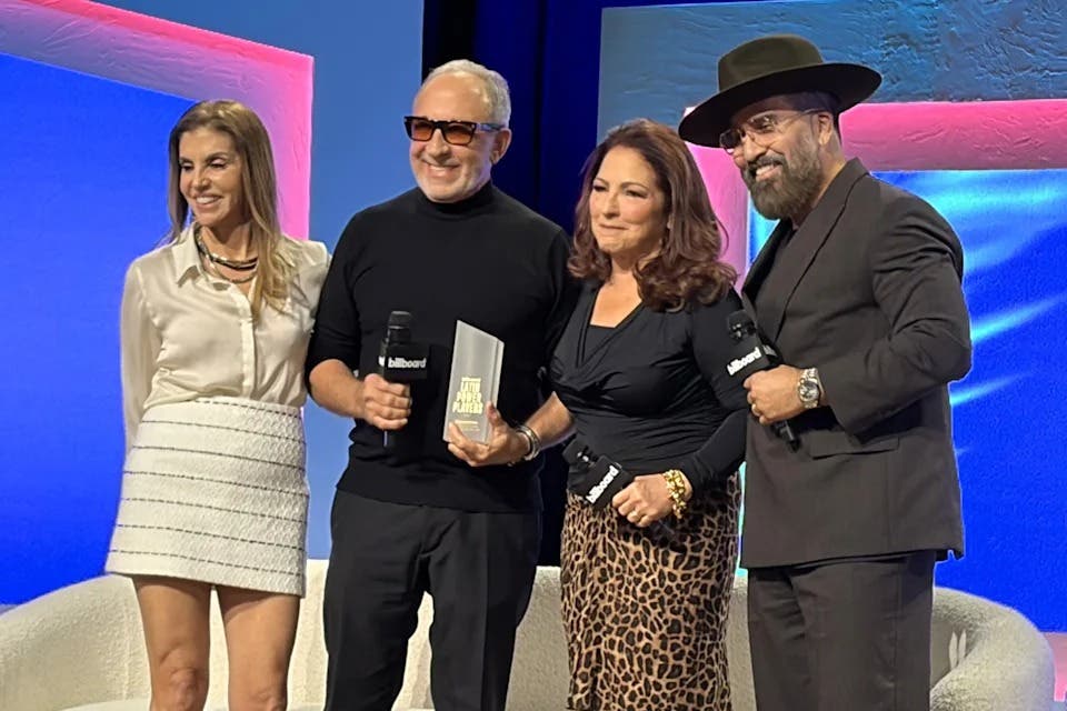 Entre ellas destacan 'Déjame entrar' de Carlos Vives, 'Te quise tanto' de Paulina Rubio, además de las que ha hecho con su esposa, Gloria Estefan, como 'No me dejes de querer', 'Tu fotografía' y 'Hotel Nacional'.