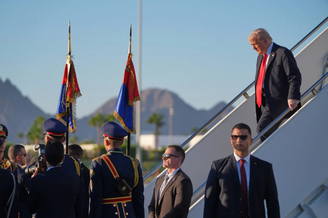 Fin de la guerra en Gaza: Trump llega a Egipto para la firma