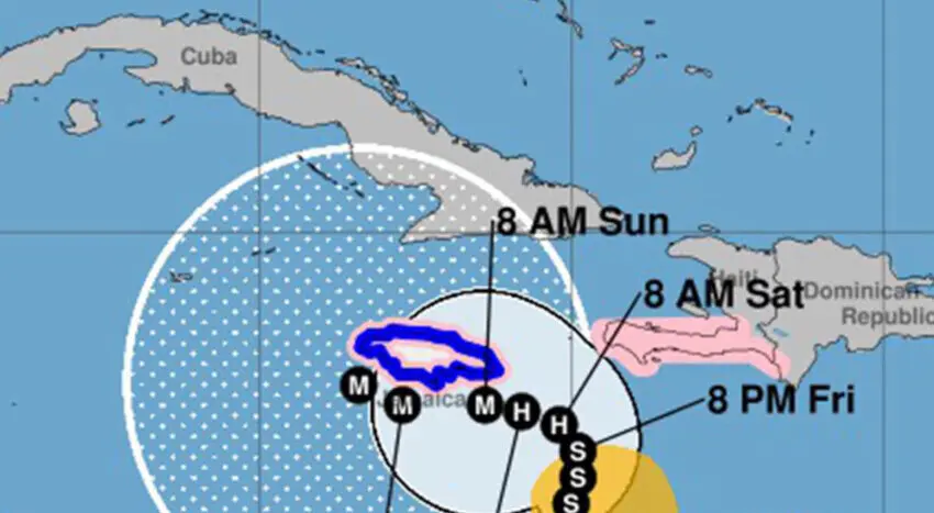 Cuba se prepara para el posible impacto del huracán Melissa