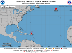 Tormenta Karen se forma en el Atlántico mientras Jerry provoca lluvias en Puerto Rico