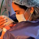 El tierno momento entre Martha Heredia y su bebé tras días en cuidados intensivos