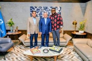 Aguilera reafirma respaldo al deporte junto a David Ortiz y Kelvin Cruz
