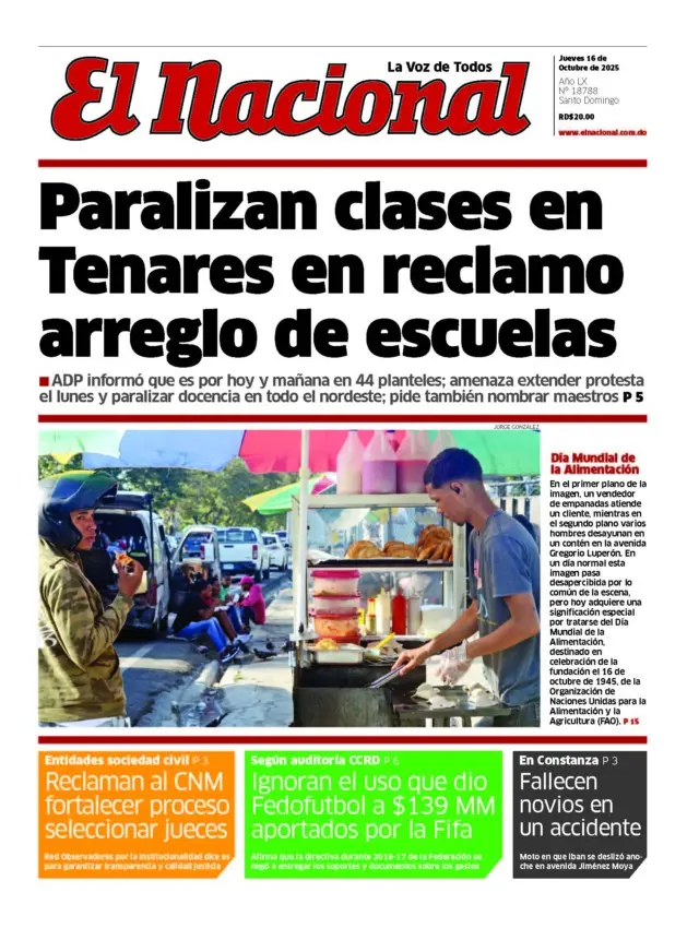 Impreso jueves 16 de octubre 2025