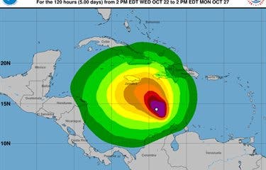 Tormenta Melisa se mantiene estacionaria; 915 evacuados y más de 180 viviendas afectadas