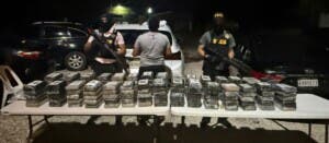 154 kilos cocaína en Azua