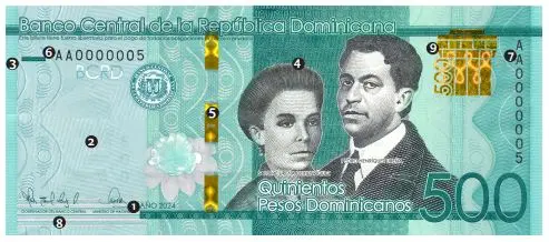 Banco Central anuncia circulación de nuevos billetes de RD$500 del año 2024