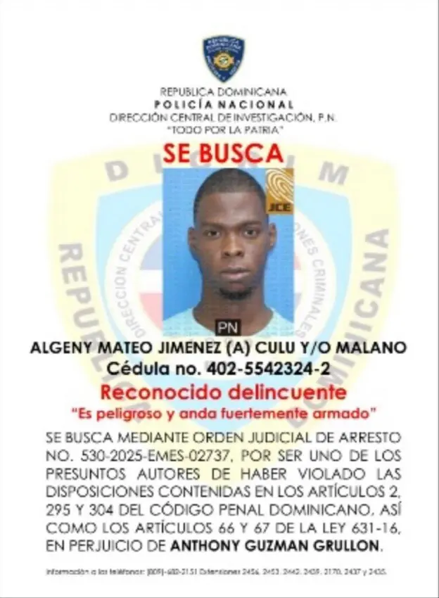 Capturan a 'Emenin' por homicidio durante un asalto en Santo Domingo Este