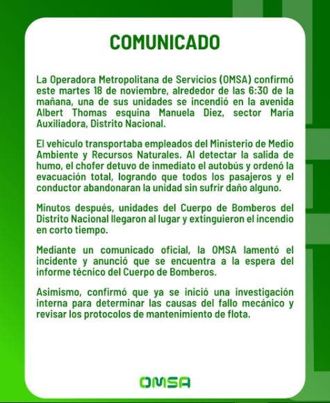 Se quema autobús de la OMSA en frente a ITESA; conductor resulta ileso