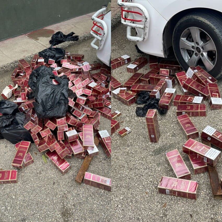 Ejército ocupa 66,800 unidades de cigarrillos y detiene cuatro personas en Las Matas de Farfán