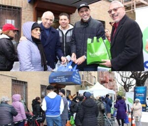 SOMOS y Goya Food obsequian miles de pavos en NYC para celebrar Día de Acción de Gracias