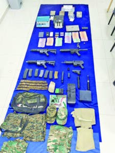 DNCD incauta cocaína y armas en operativo en Santo Domingo Este