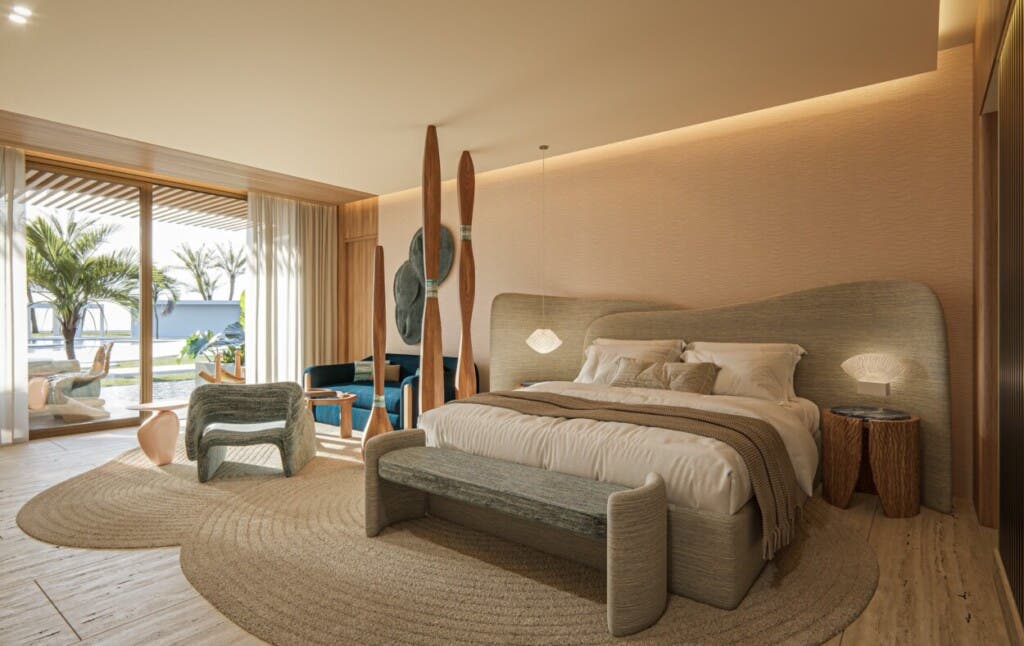 Una de las habitación del nuevo hotel Hilton en Las Terrenas