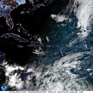 Indomet pronostica lluvias en varias regiones del país por efectos de dos vaguadas