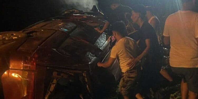 Accidente en El Maizal deja al descubierto el tráfico de indocumentados