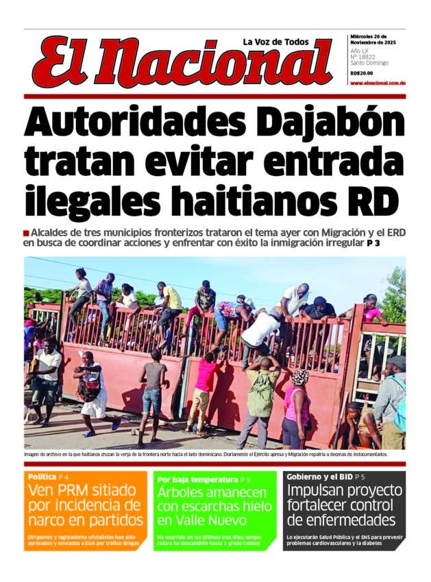 Impreso miércoles 26 noviembre 2025