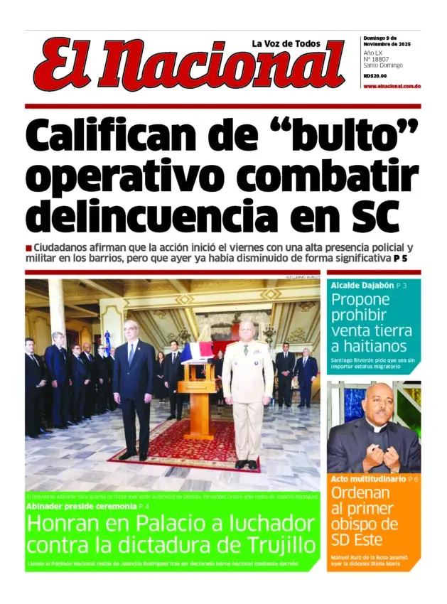 Impreso domingo 9 noviembre 2025