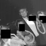 Demócratas publican fotos impactantes de Trump con mujeres en mansión de Epstein