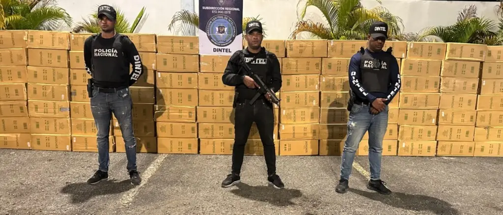 Cuatro millones de cigarrillos de contrabando fueron confiscados en operativos de la Policía en Santo Domingo Este
