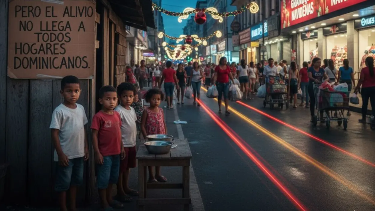 Economía se dinamiza en Navidad, pero el alivio no llega a todos los hogares dominicanos