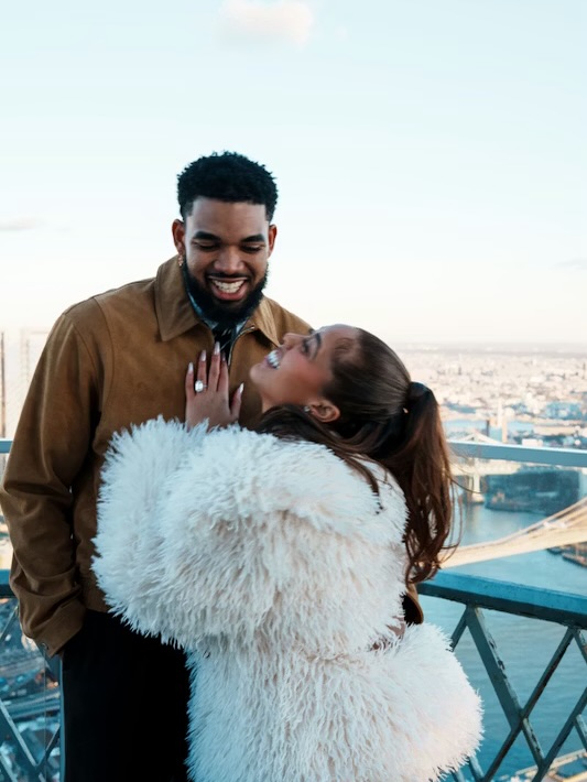 Karl-Anthony Towns y Jordyn Woods anuncian su compromiso