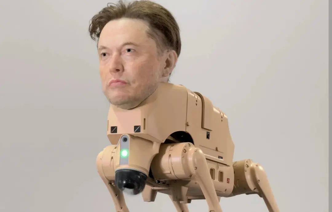 Perros robóticos con rostros de Musk, Bezos y Picasso acaparan la atención en Art Basel