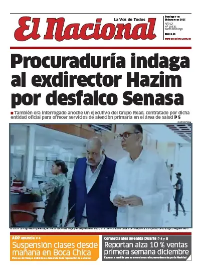 Impreso domingo 07 de diciembre 2025