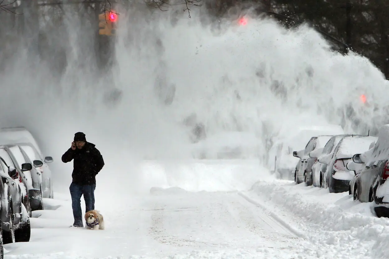 Nueva York se viste de blanco con la primera nevada de la temporada