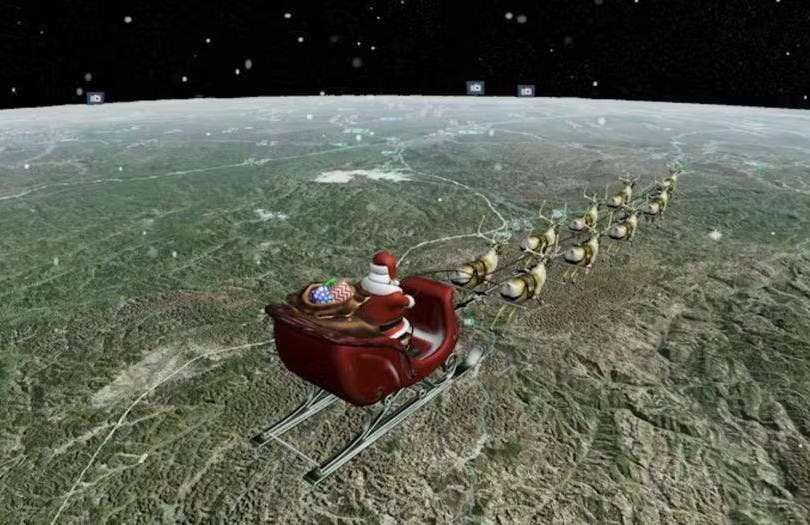  invitaba a los niños a llamar a Santa Claus pero por error el número que aparecía era el del Conad.